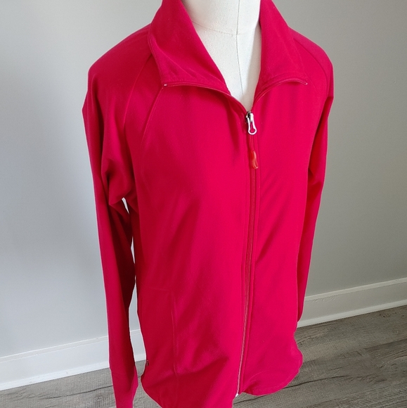 Ellen Tracy | active Zip up with mesh Panel - Picture 2 of 7